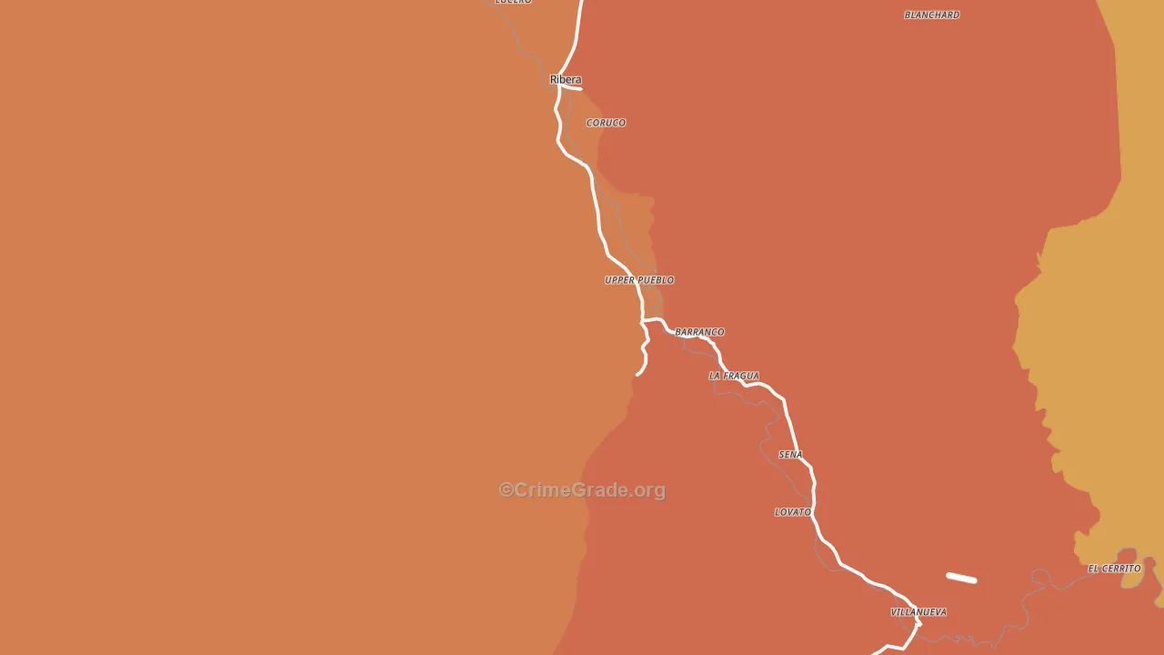 87560, NM Map of Vehicle Theft Rates