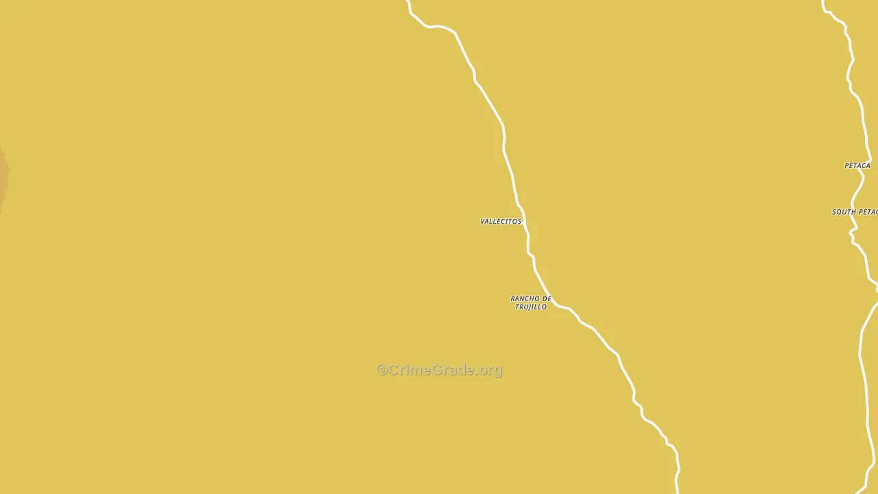 87581, NM Map of Vehicle Theft Rates