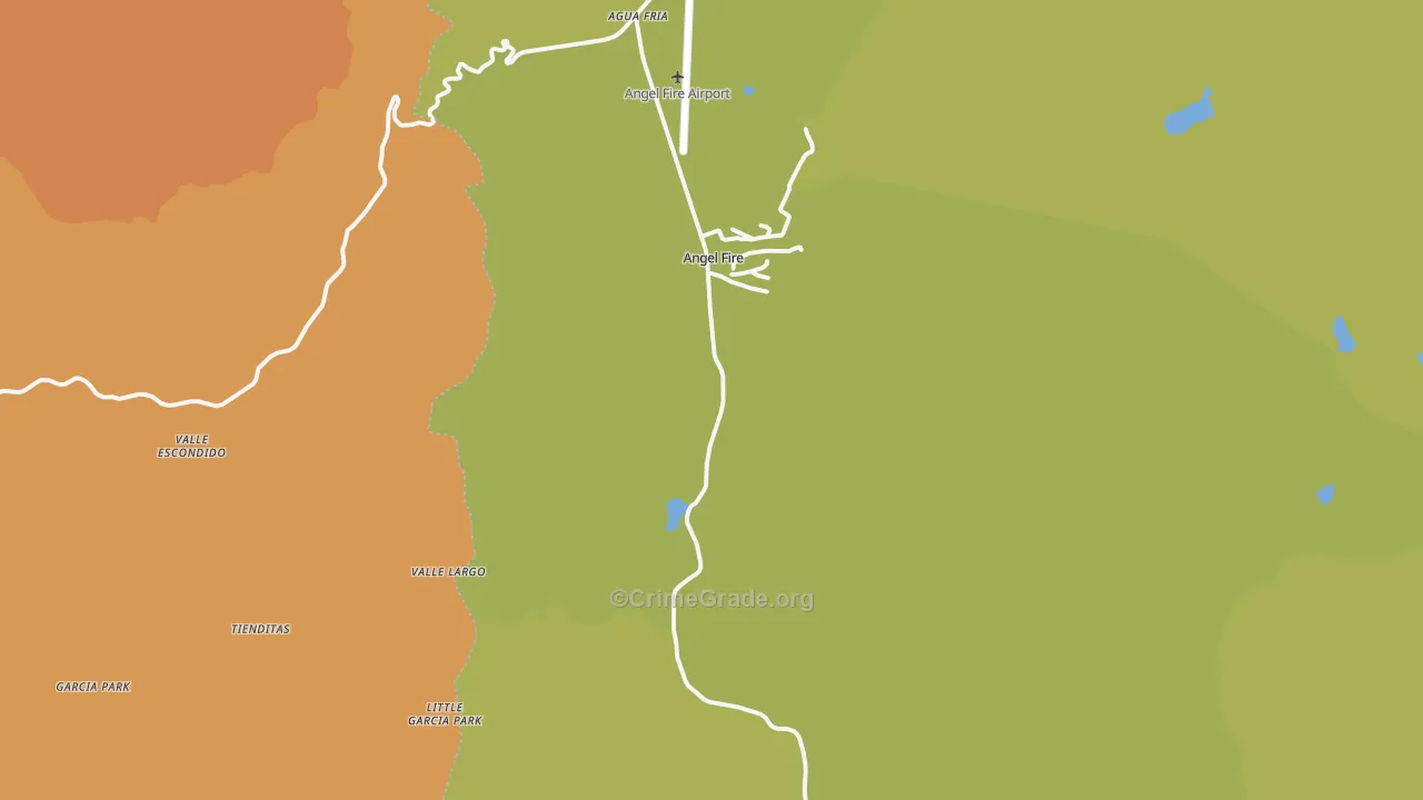 87710, NM Map of Vehicle Theft Rates