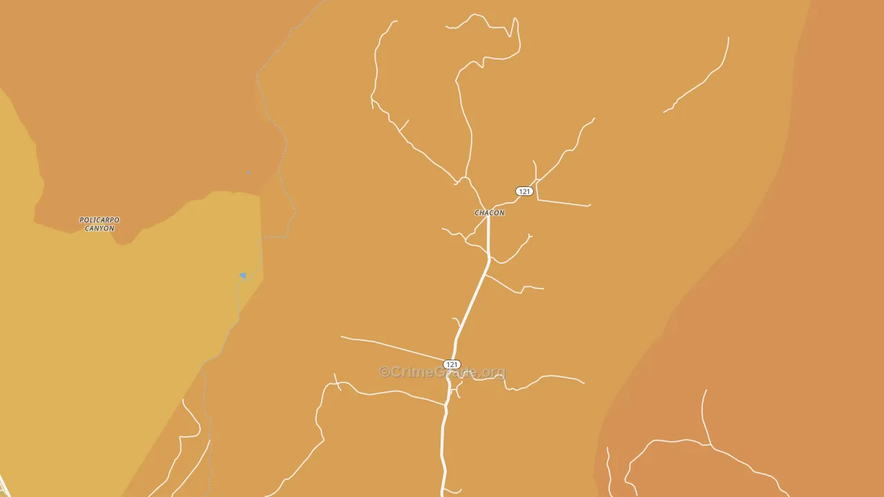 87713, NM Map of Vehicle Theft Rates