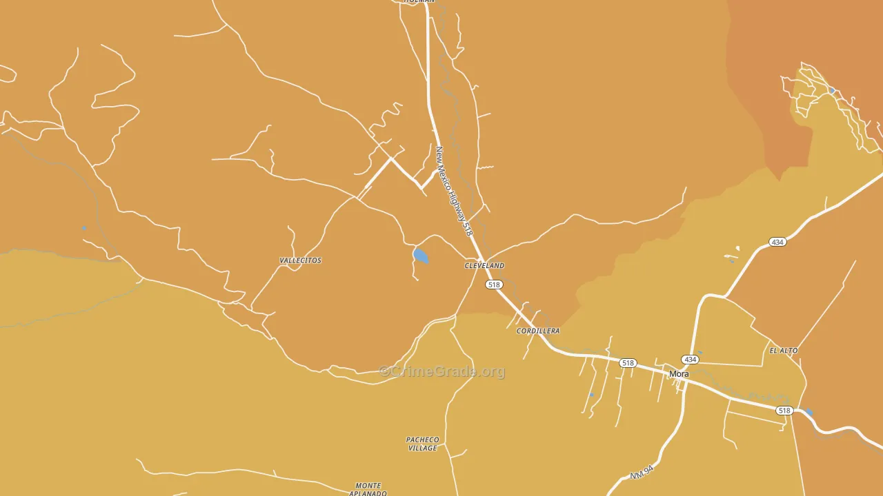 87715, NM Map of Vehicle Theft Rates