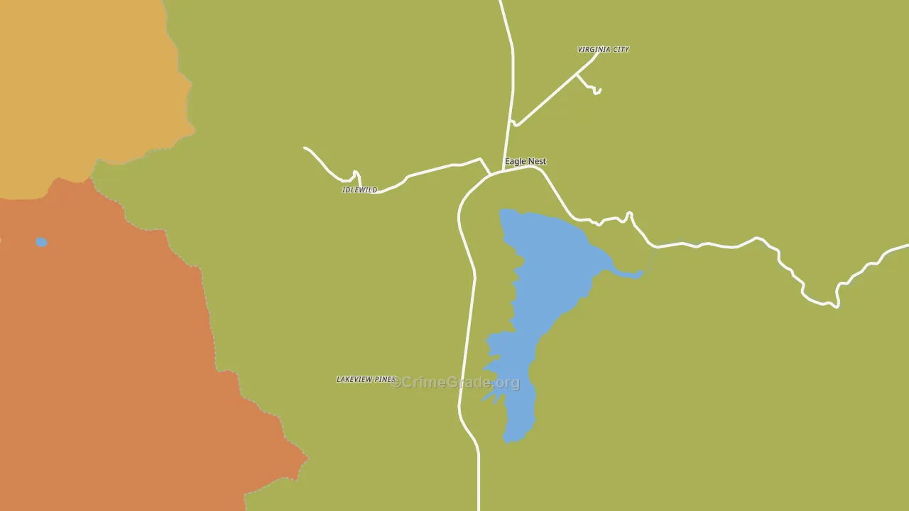 87718, NM Map of Vehicle Theft Rates