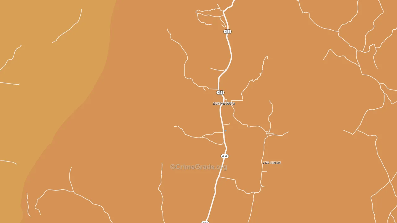 87722, NM Map of Vehicle Theft Rates