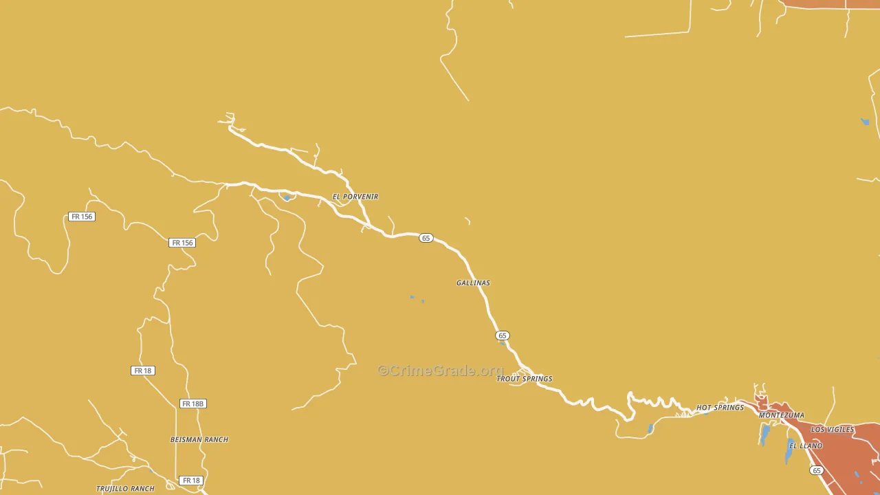 87731, NM Map of Vehicle Theft Rates