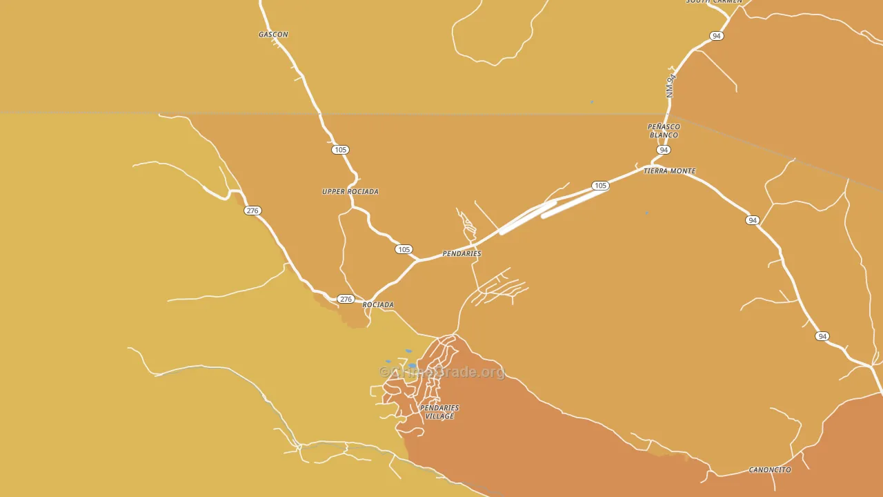 87742, NM Map of Vehicle Theft Rates