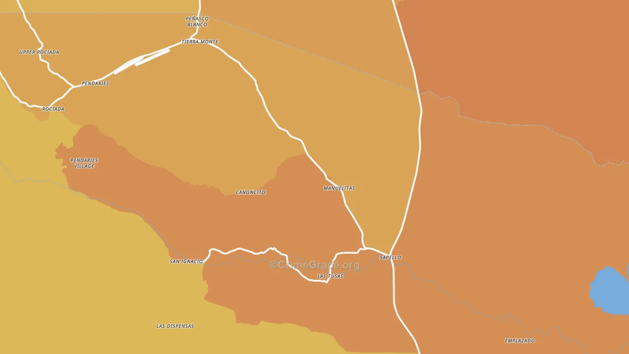87745, NM Map of Vehicle Theft Rates