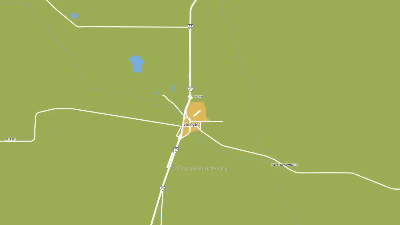 87747, NM Map of Vehicle Theft Rates