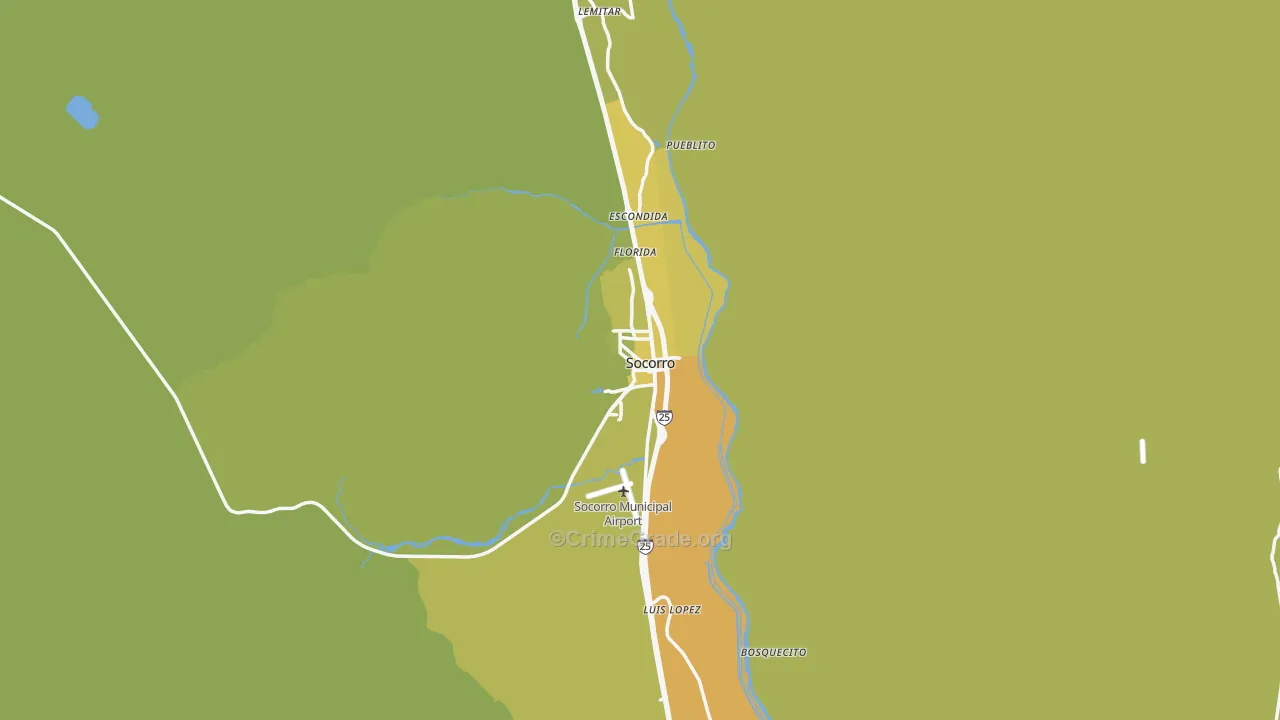 87801, NM Map of Vehicle Theft Rates