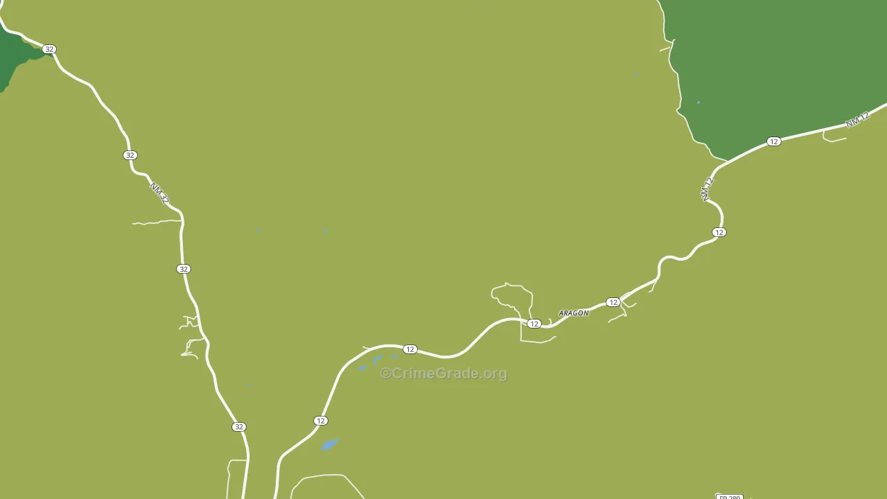 87820, NM Map of Vehicle Theft Rates