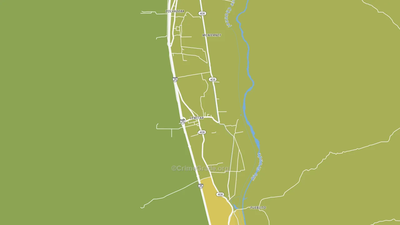 87823, NM Map of Vehicle Theft Rates