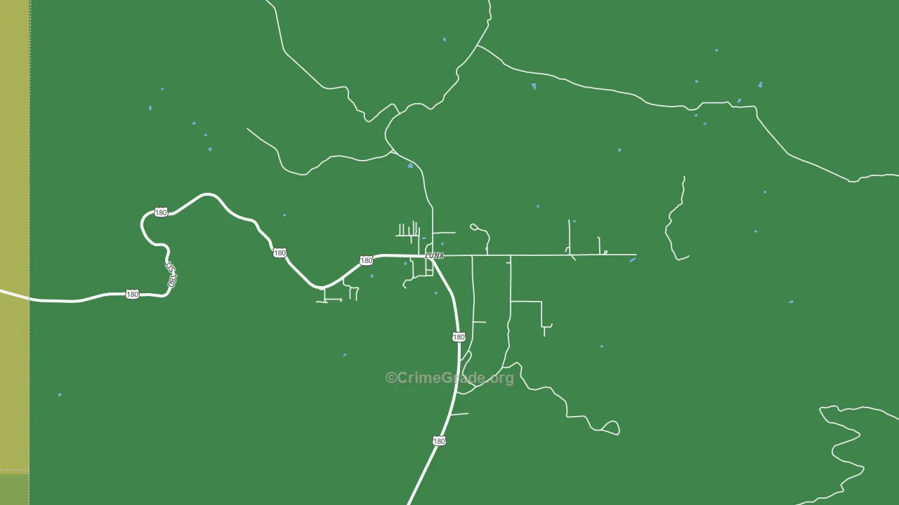 87824, NM Map of Vehicle Theft Rates