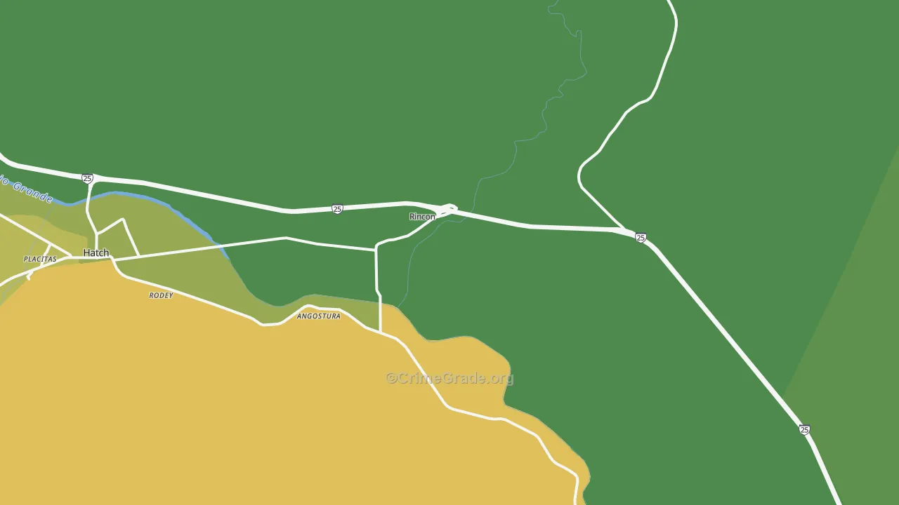 87940, NM Map of Vehicle Theft Rates