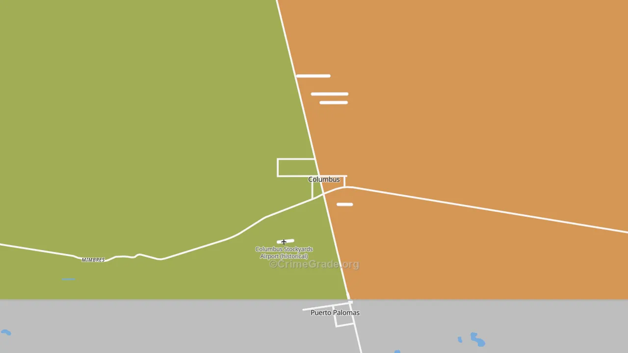 88029, NM Map of Vehicle Theft Rates