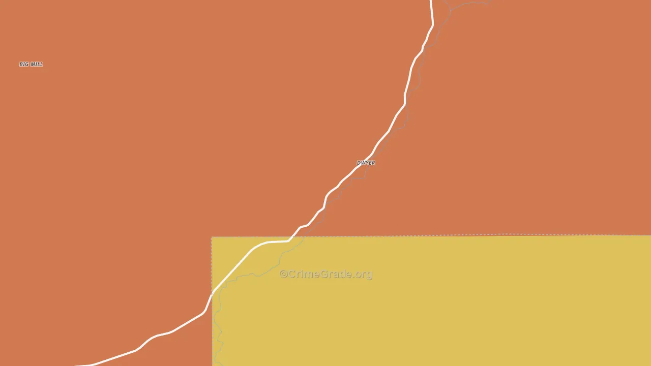 88034, NM Map of Vehicle Theft Rates