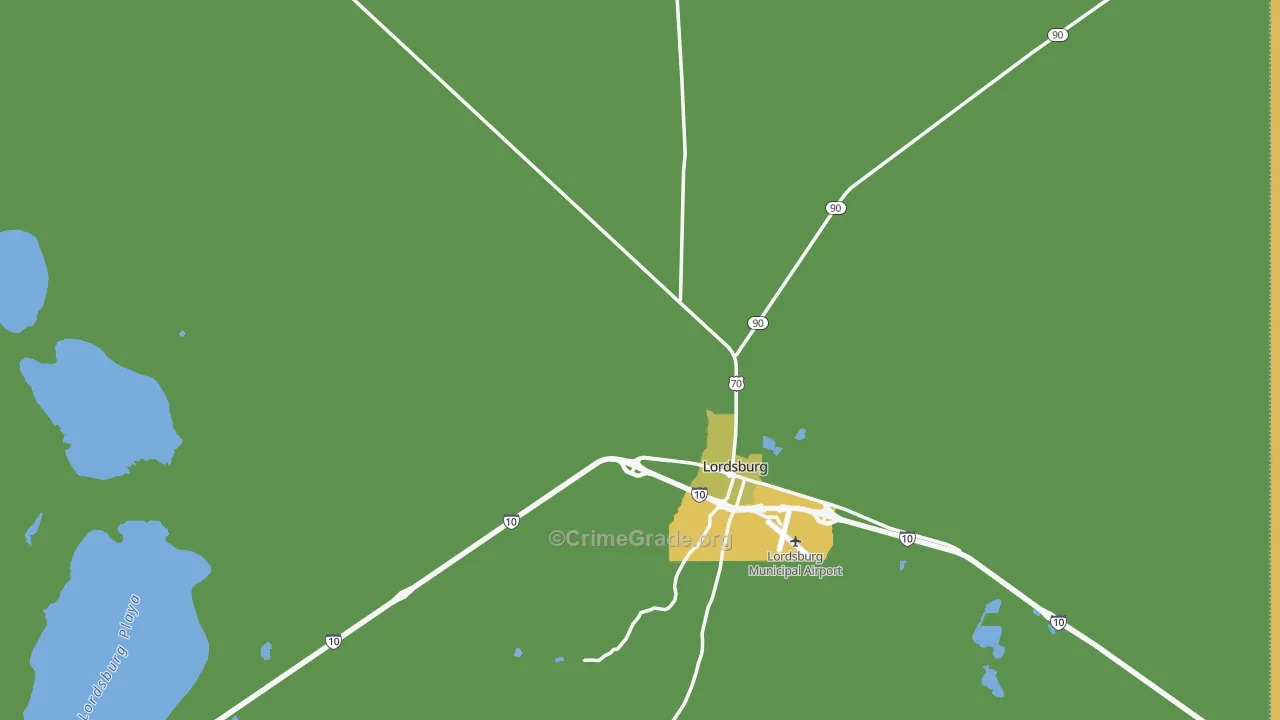 88045, NM Map of Vehicle Theft Rates