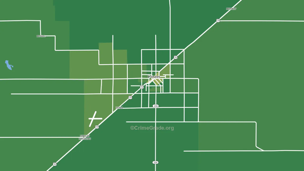 88130, NM Map of Vehicle Theft Rates