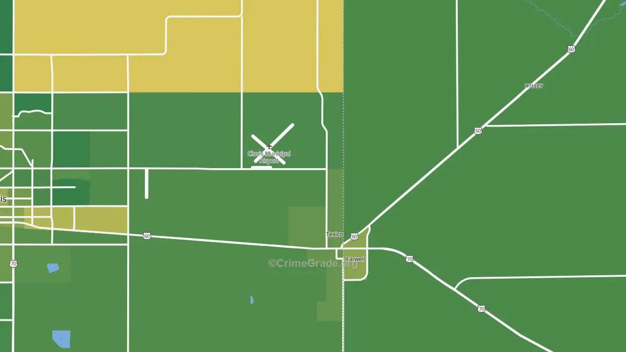 88135, NM Map of Vehicle Theft Rates
