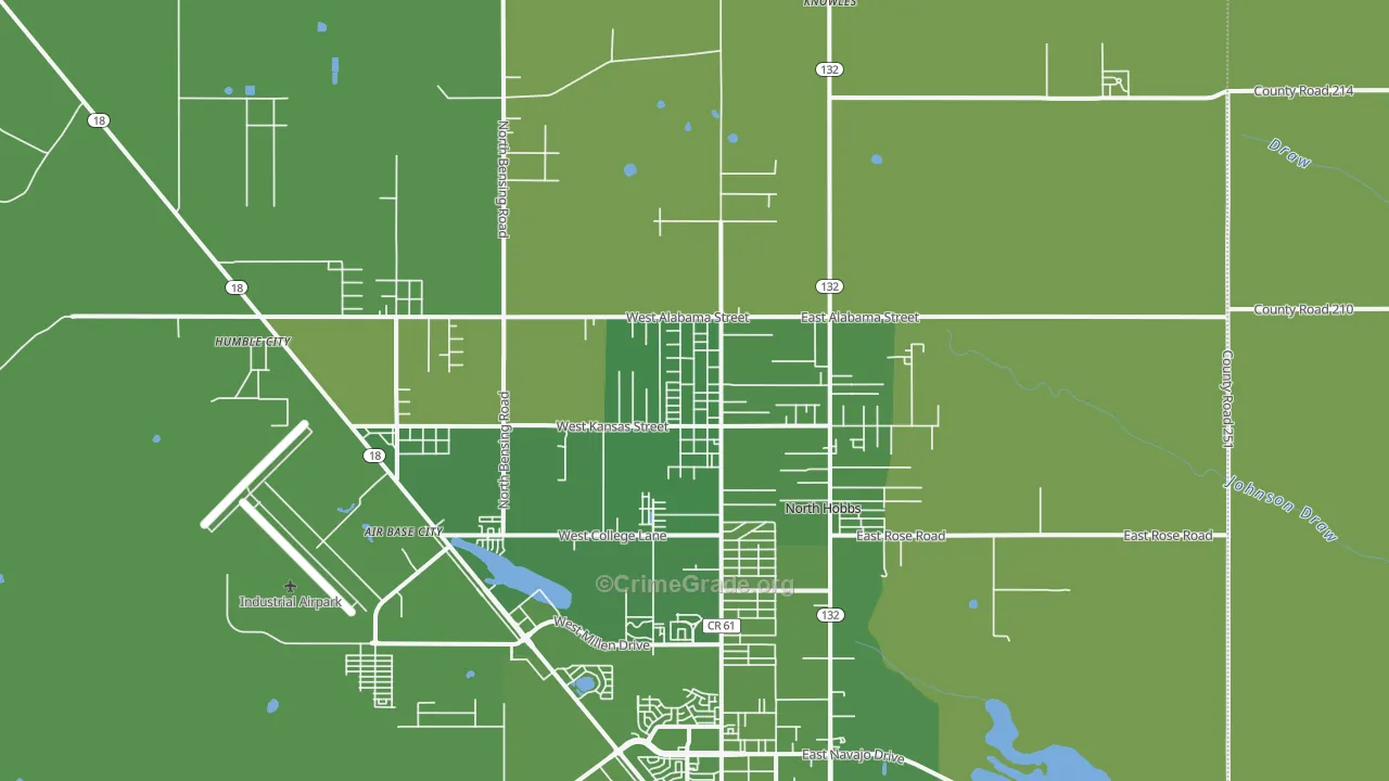 88242, NM Map of Vehicle Theft Rates