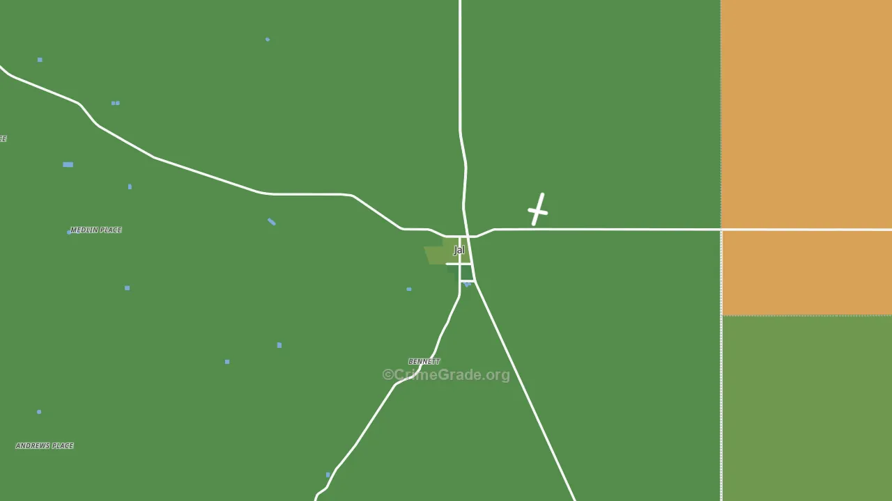 88252, NM Map of Vehicle Theft Rates