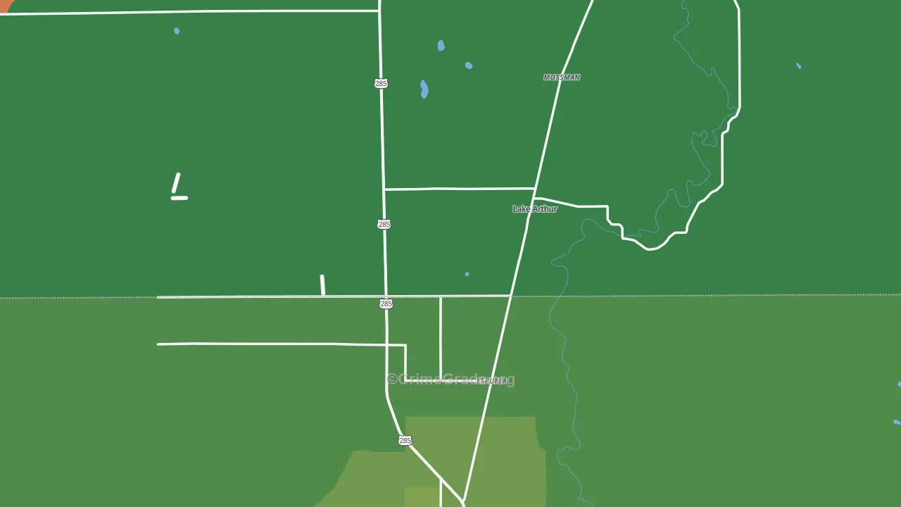 88253, NM Map of Vehicle Theft Rates