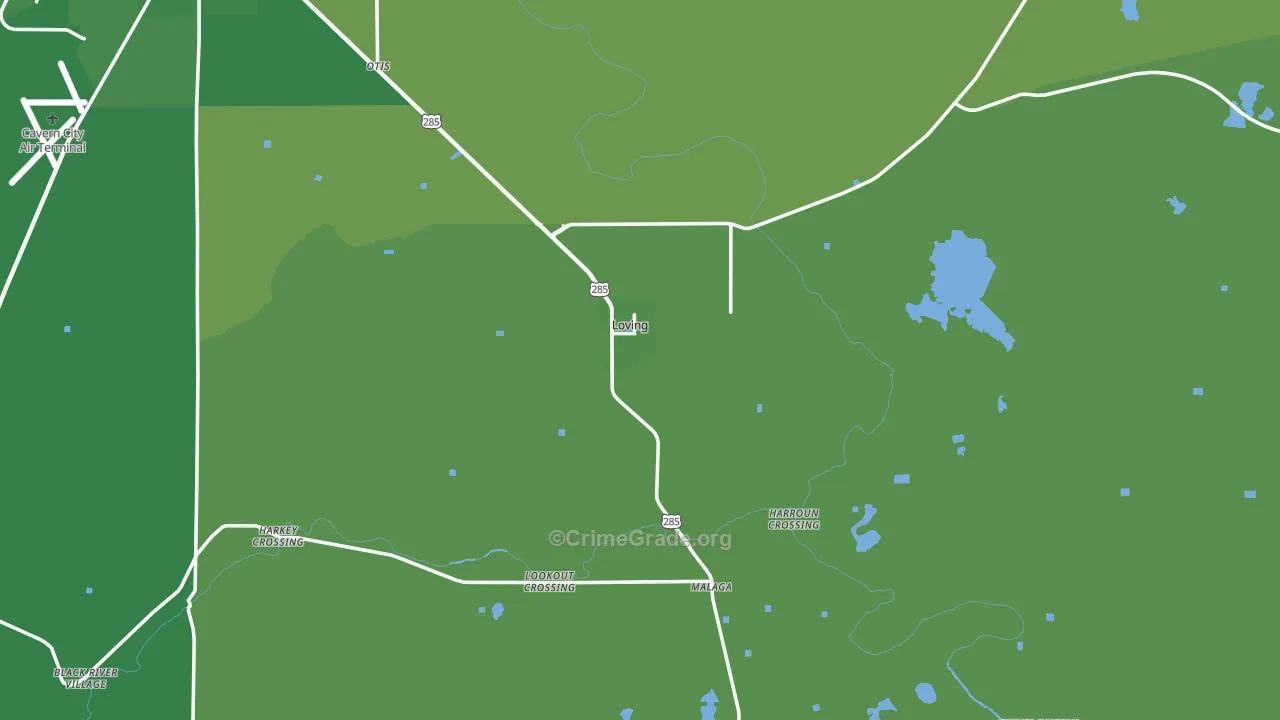 88256, NM Map of Vehicle Theft Rates