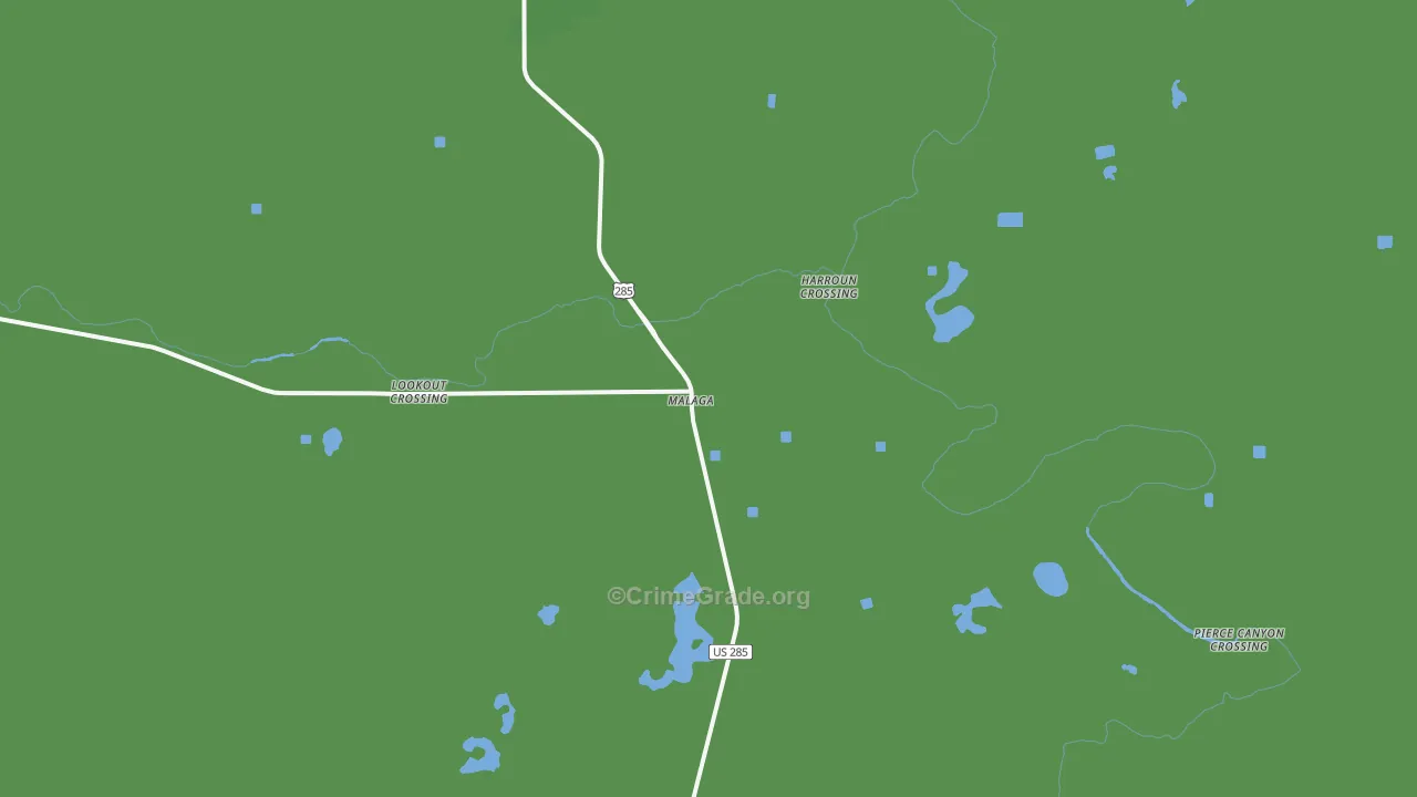 88263, NM Map of Vehicle Theft Rates