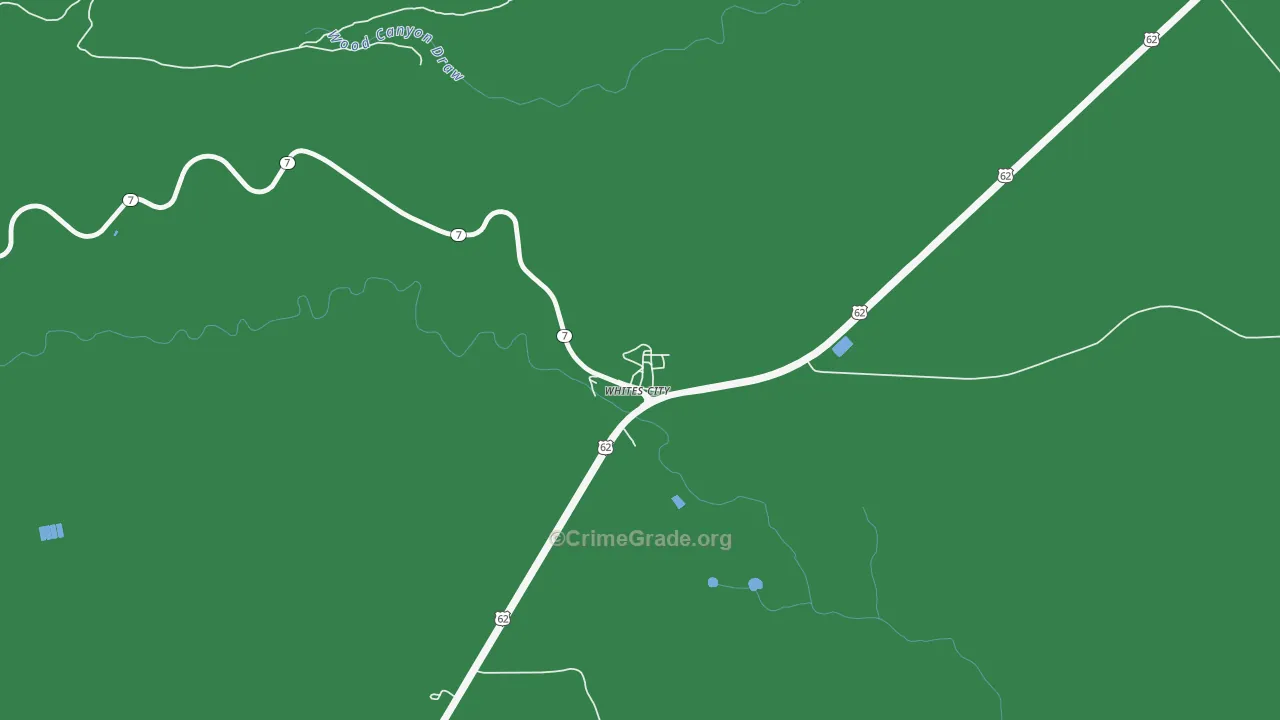 88268, NM Map of Vehicle Theft Rates