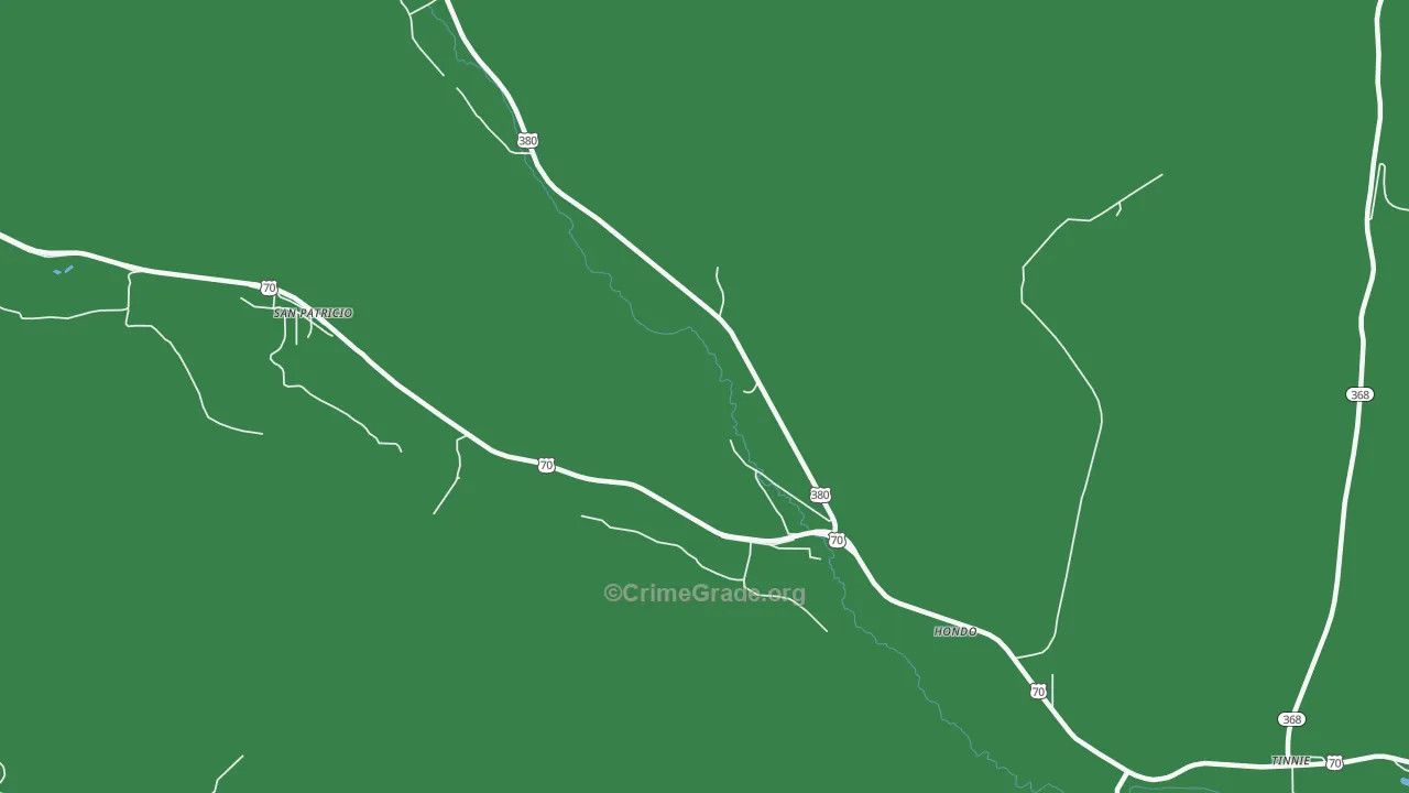 88336, NM Map of Vehicle Theft Rates