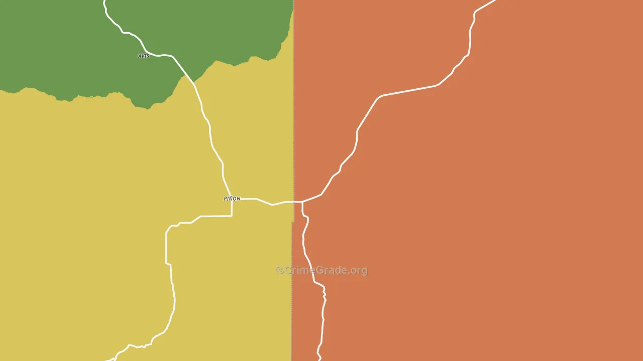 88344, NM Map of Vehicle Theft Rates