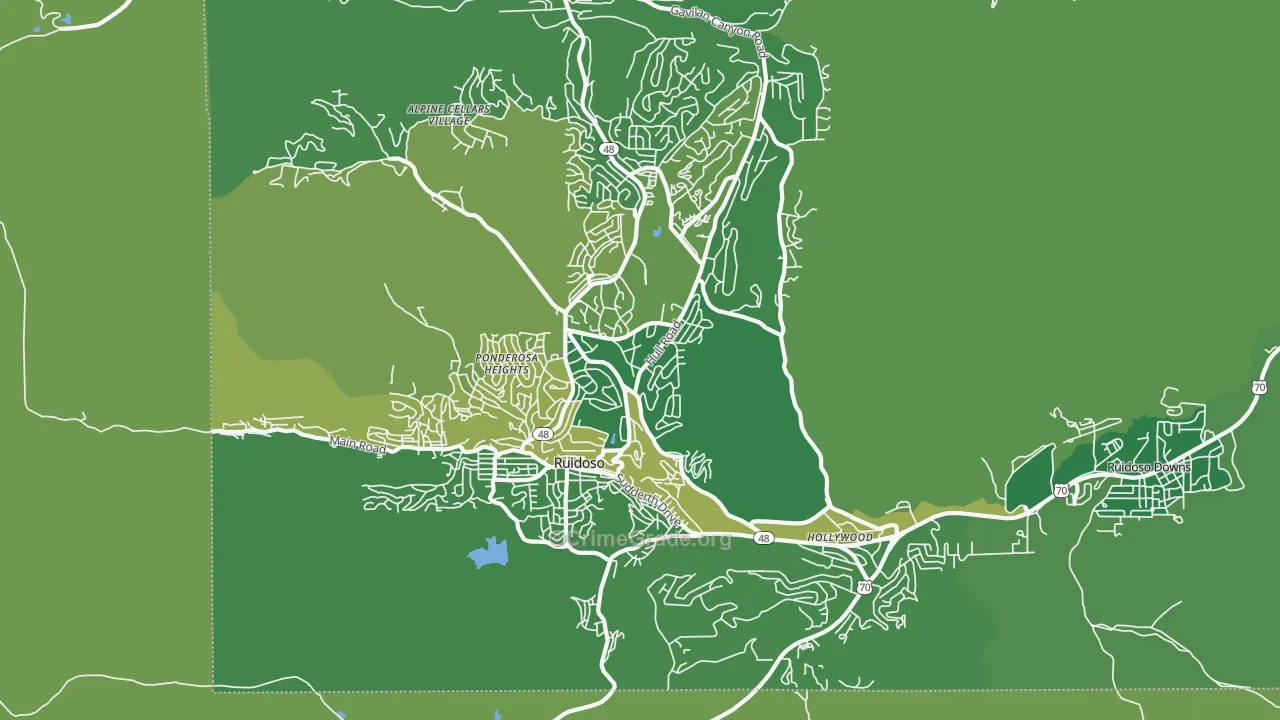 88345, NM Map of Vehicle Theft Rates