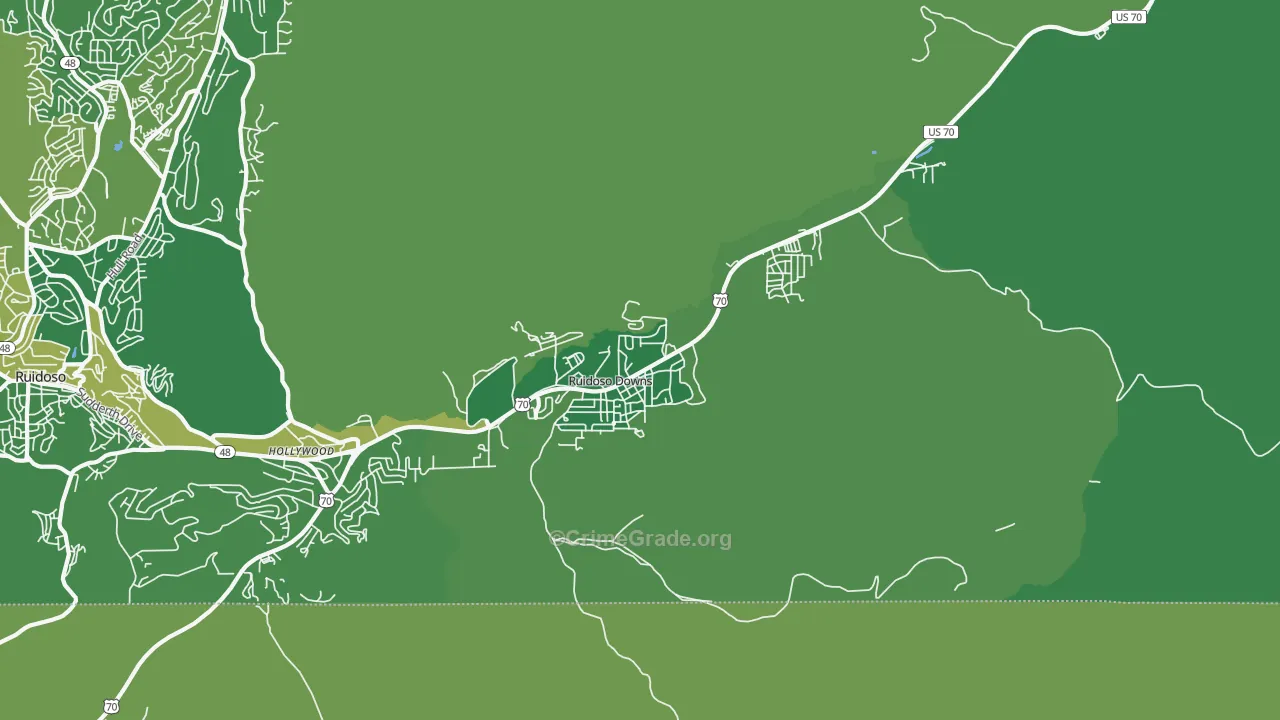88346, NM Map of Vehicle Theft Rates