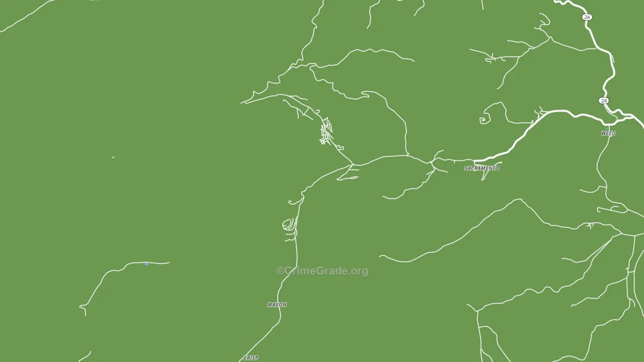 88347, NM Map of Vehicle Theft Rates