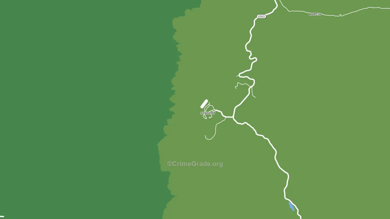 88349, NM Map of Vehicle Theft Rates