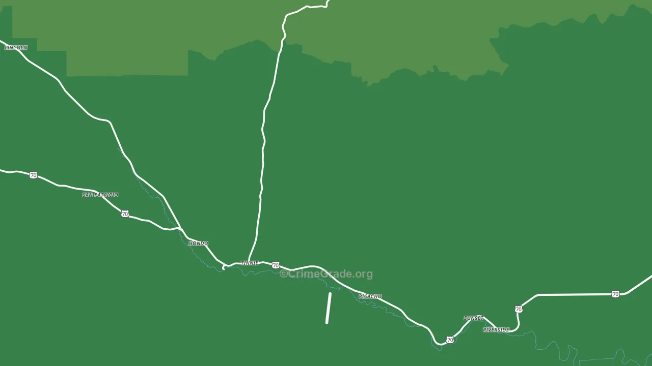 88351, NM Map of Vehicle Theft Rates