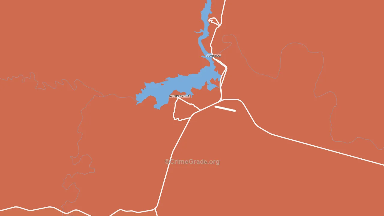 88416, NM Map of Vehicle Theft Rates