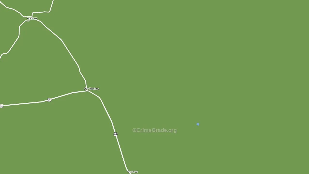 88418, NM Map of Vehicle Theft Rates