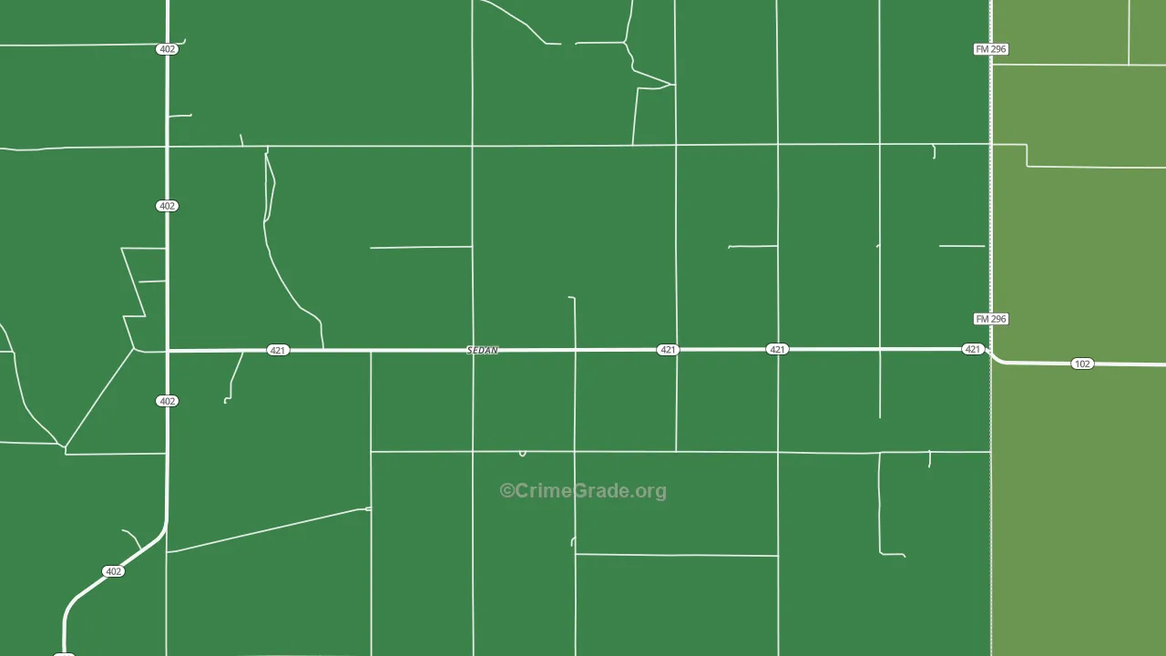 88436, NM Map of Vehicle Theft Rates