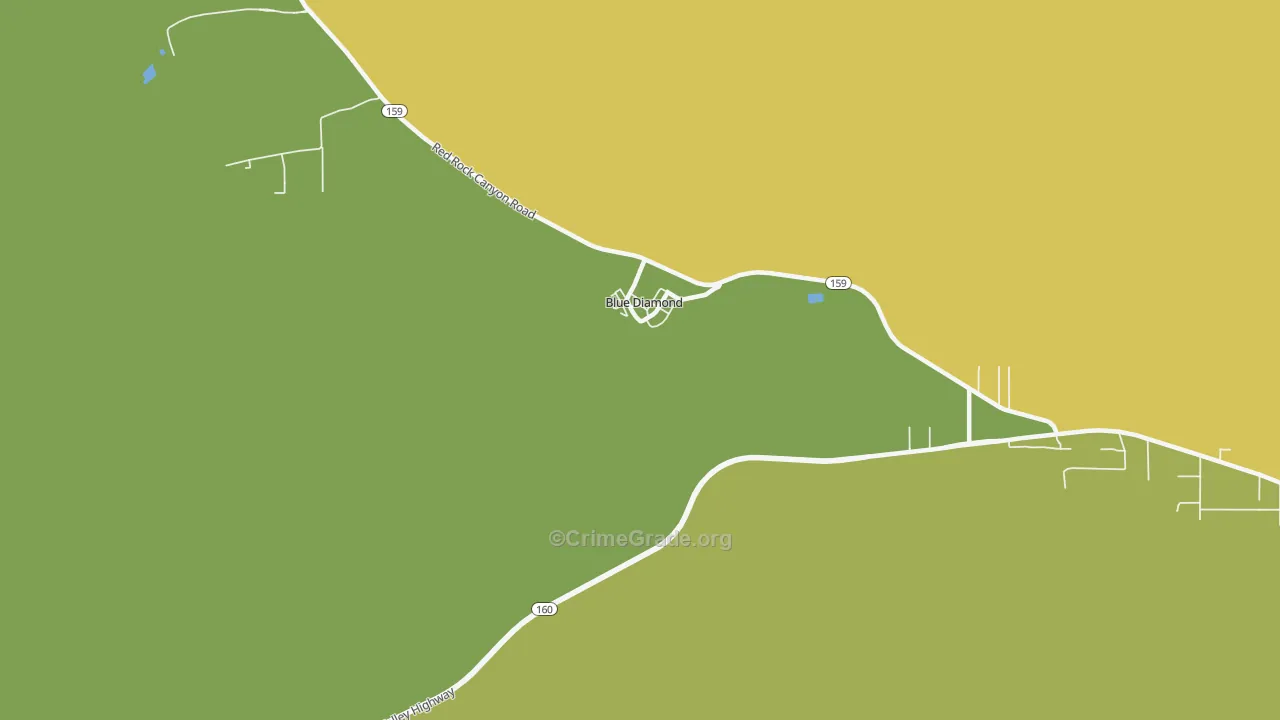 89004, NV Map of Vehicle Theft Rates