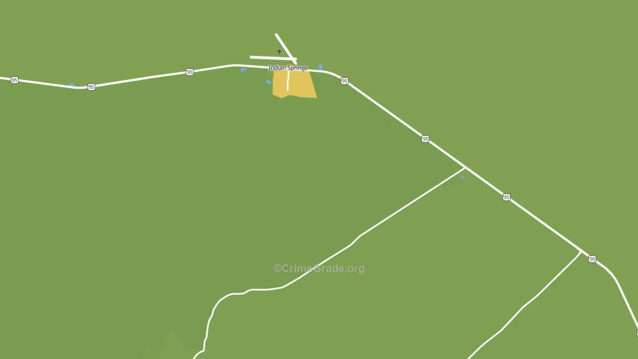 89018, NV Map of Vehicle Theft Rates