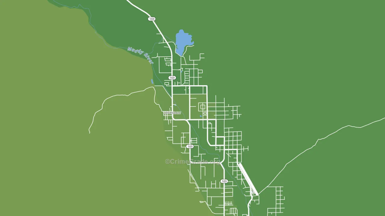 89021, NV Map of Vehicle Theft Rates