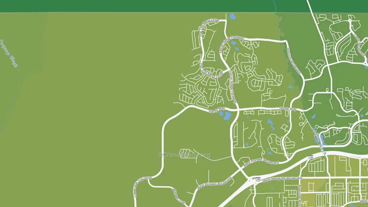 89034, NV Map of Vehicle Theft Rates