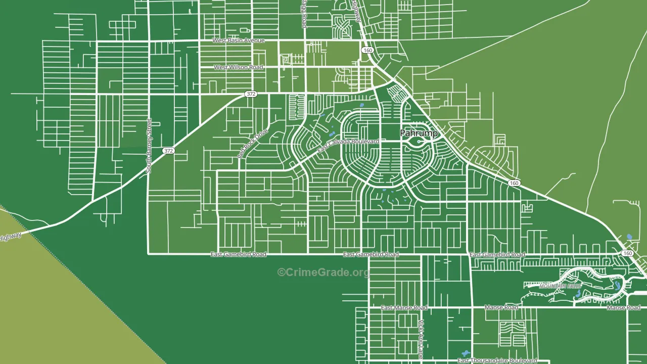 89048, NV Map of Vehicle Theft Rates
