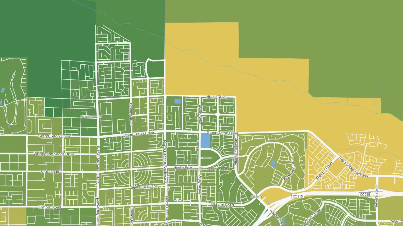 89085, NV Map of Vehicle Theft Rates