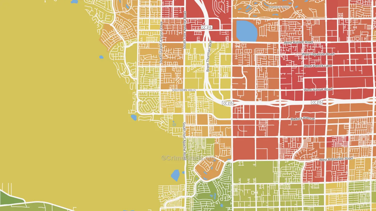 89148, NV Map of Vehicle Theft Rates