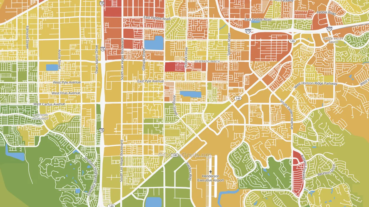 89183, NV Map of Vehicle Theft Rates