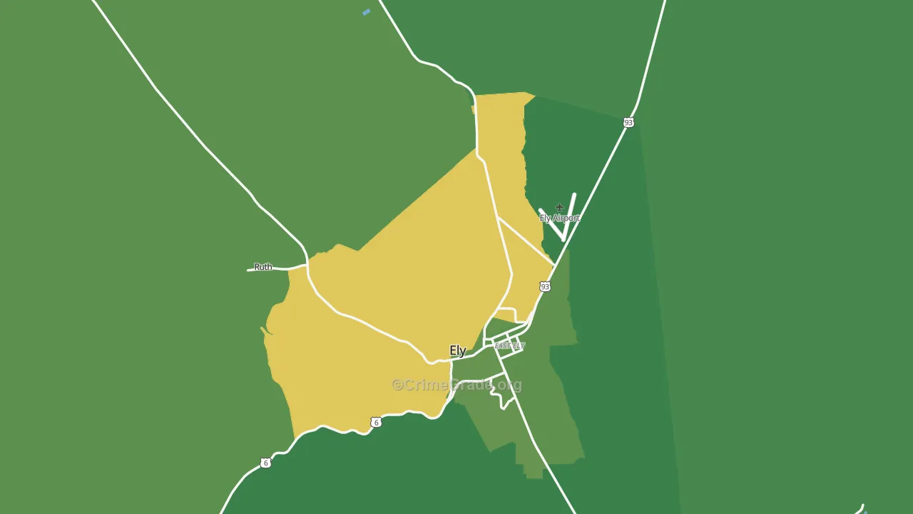 89301, NV Map of Vehicle Theft Rates