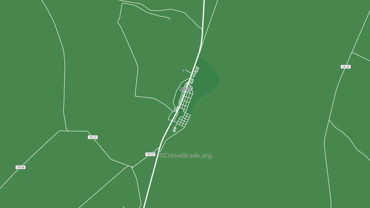 89318, NV Map of Vehicle Theft Rates