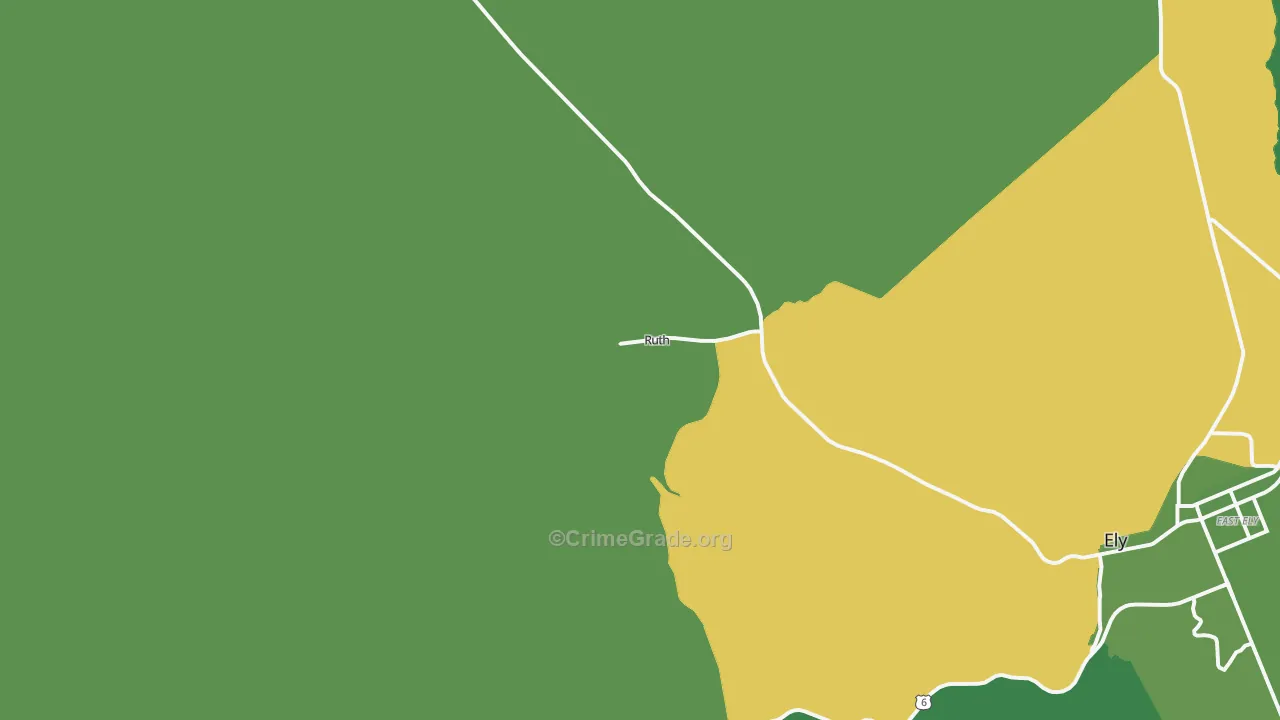 89319, NV Map of Vehicle Theft Rates