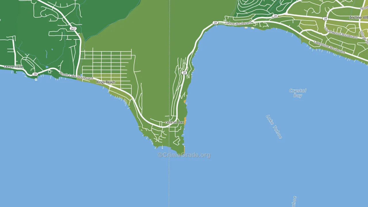 89402, NV Map of Vehicle Theft Rates