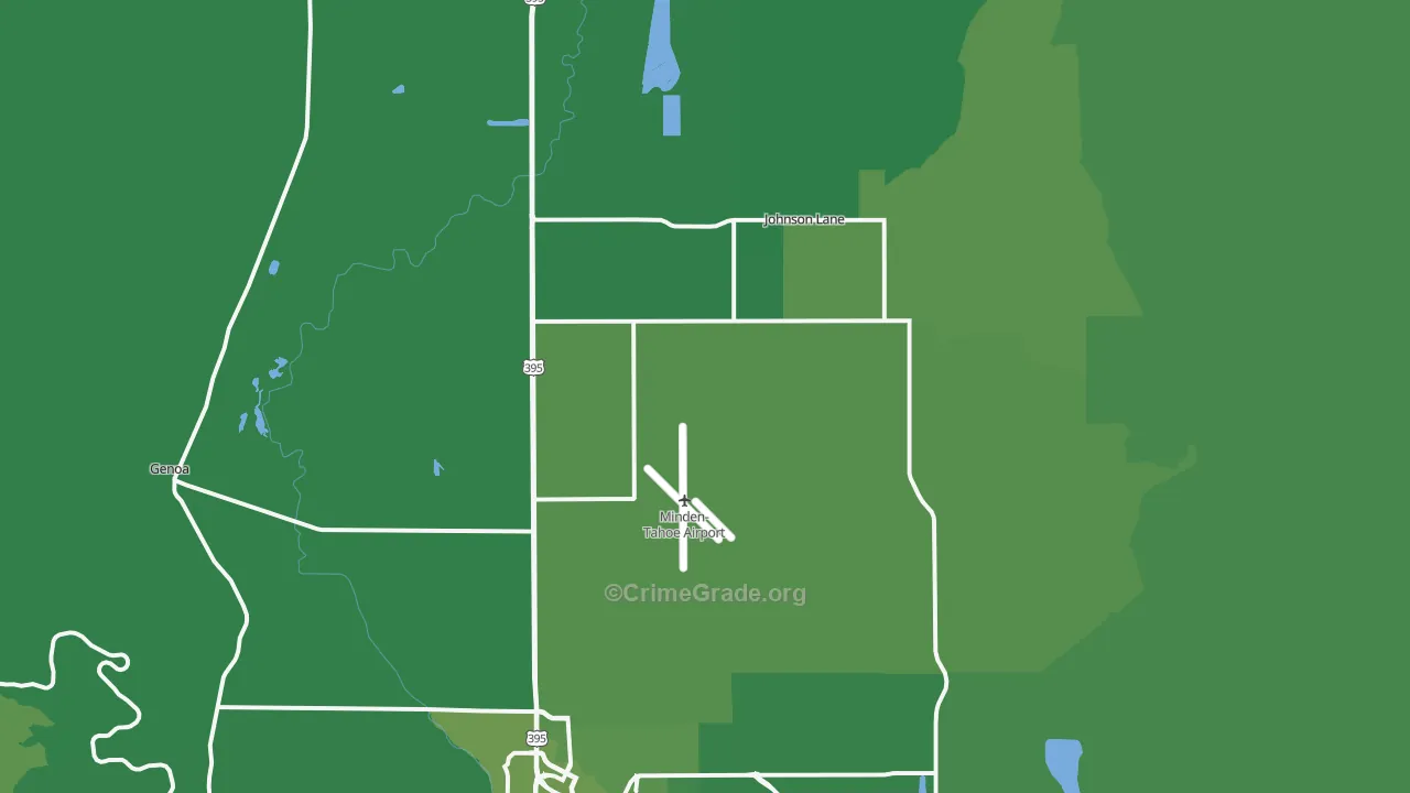 89423, NV Map of Vehicle Theft Rates